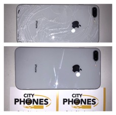 City Phones iPhone 8 screen Repair before and after