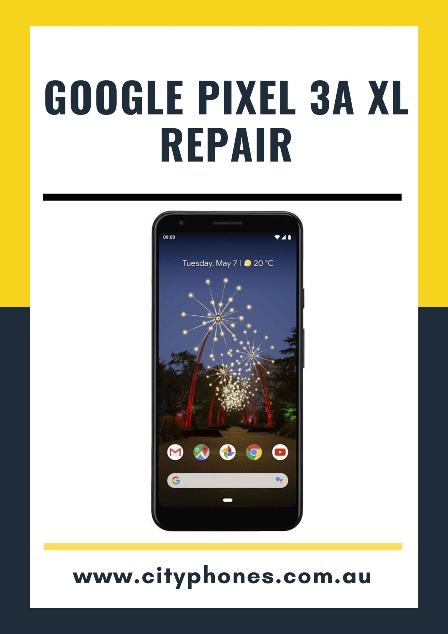 Google Pixel 3A XL Screen Repair in Melbourne