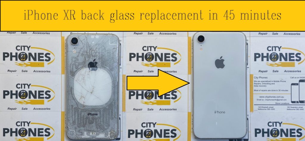 iPhone xr back glass repair