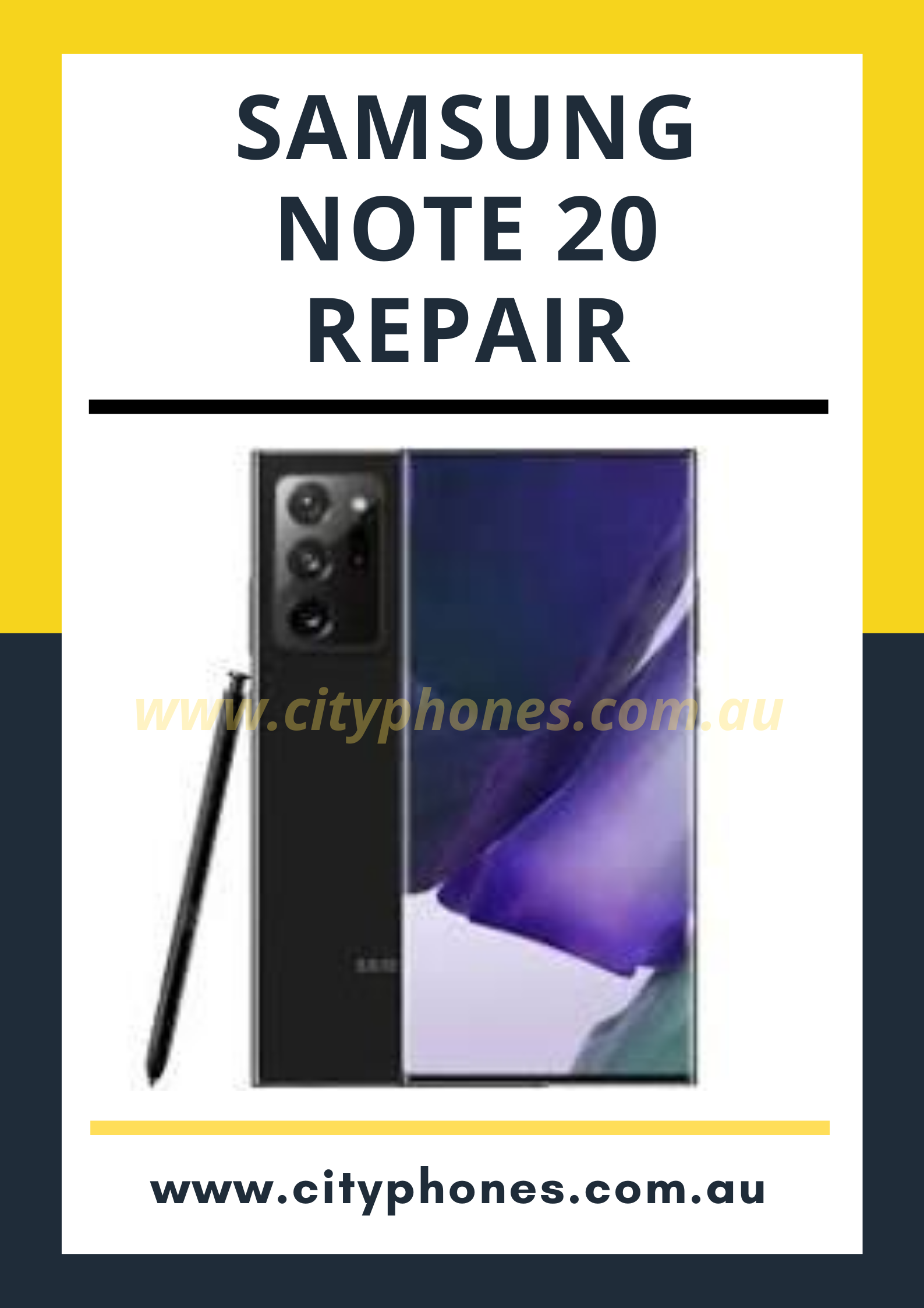 Samsung note 20 screen repair