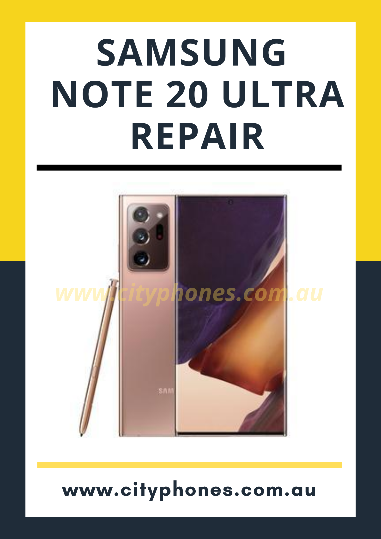 Samsung note 20 ultra screen repair