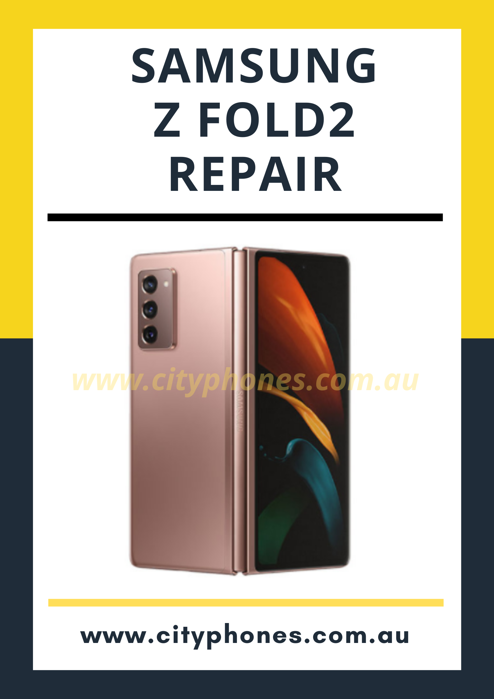Samsung z fold 2 screen repair in melbourne