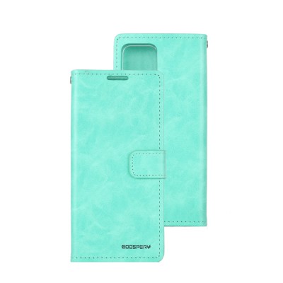 iPhone 14 Pro Max Mint Mercury Bluemoon Diary Case
