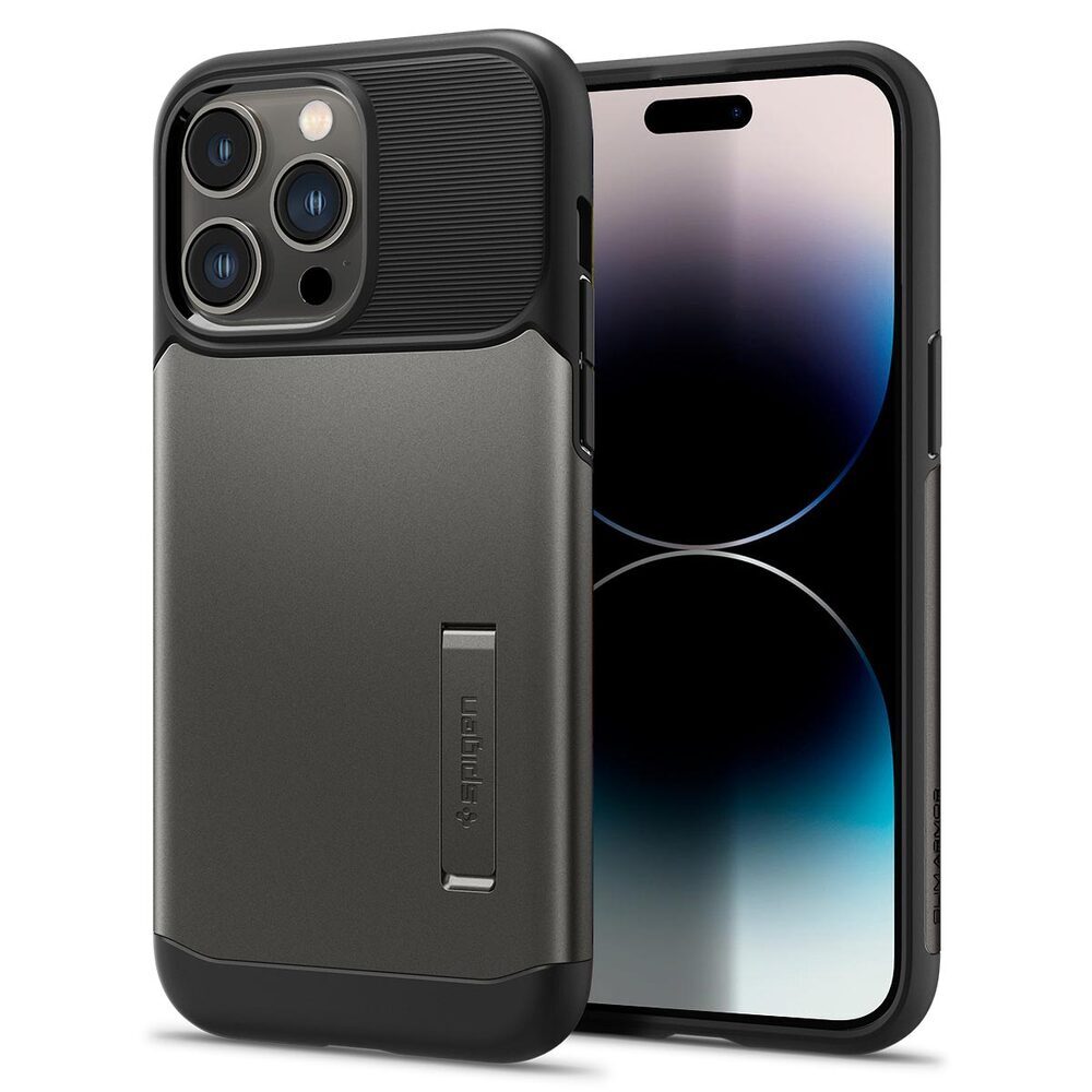SPIGEN Slim Armor Case for iPhone 14 Pro [Colour:Gunmetal]
