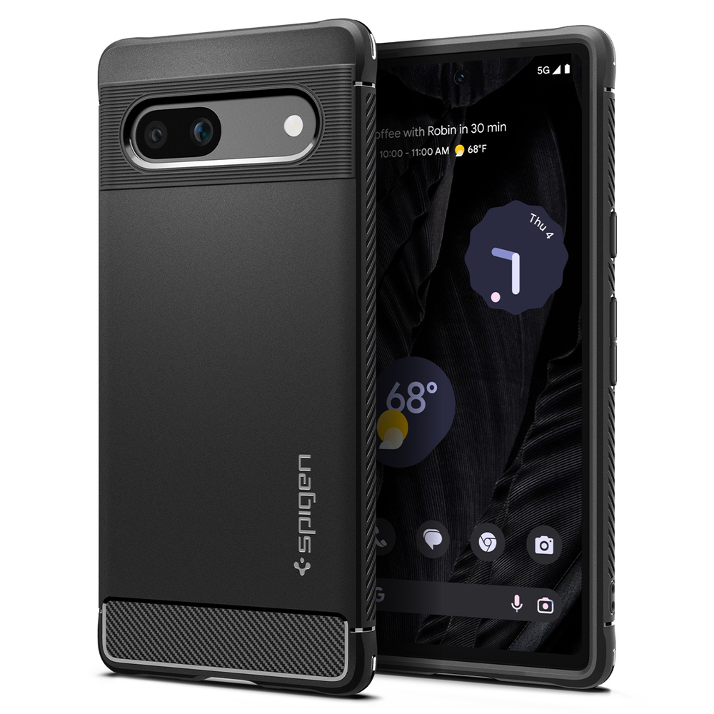 SPIGEN Rugged Armor Case for Google Pixel 7a [Colour:Black]