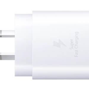 Genuine Samsung 25W USB-C Super Fast Charger with USB-C to USB-C cable - White - Image 4