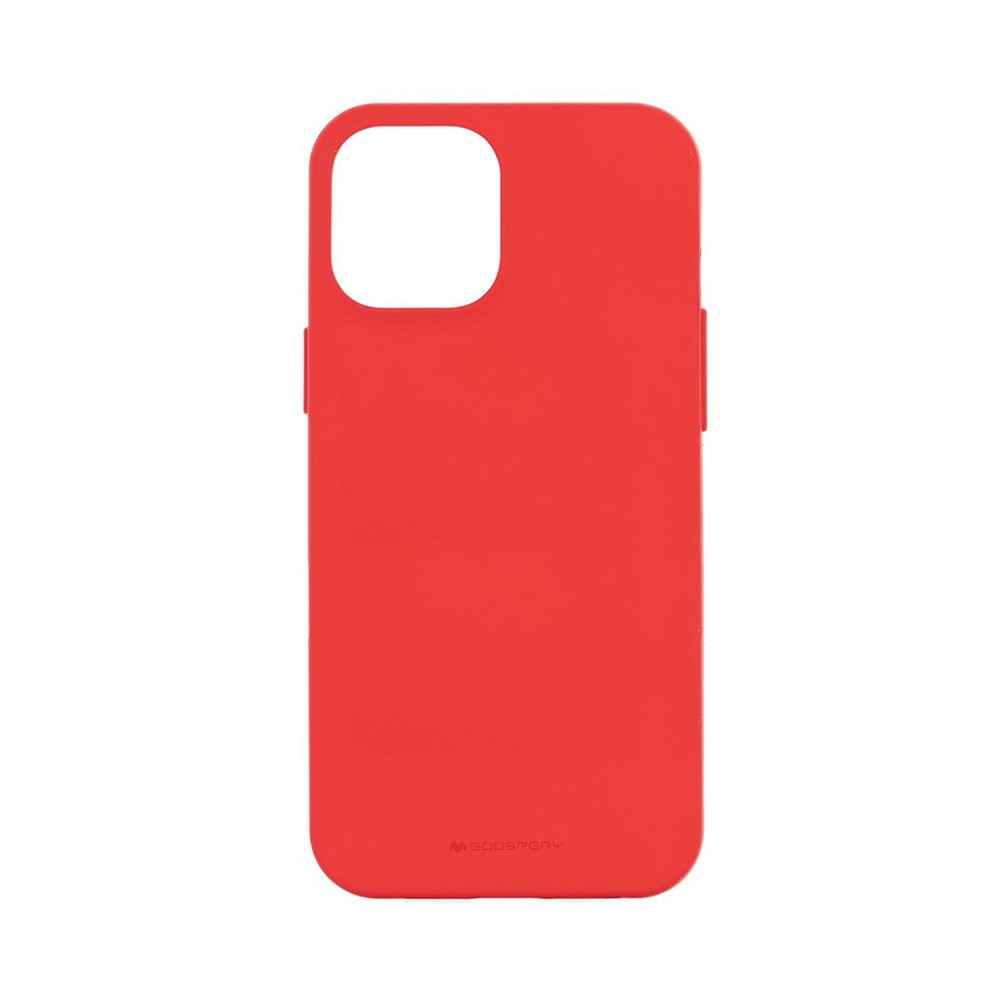 Mercury Soft Feeling Jelly Cover Case for iPhone 15 Plus - Red