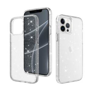 Military Grade Ultimake Glitter Shockproof Case Cover for iPhone 15