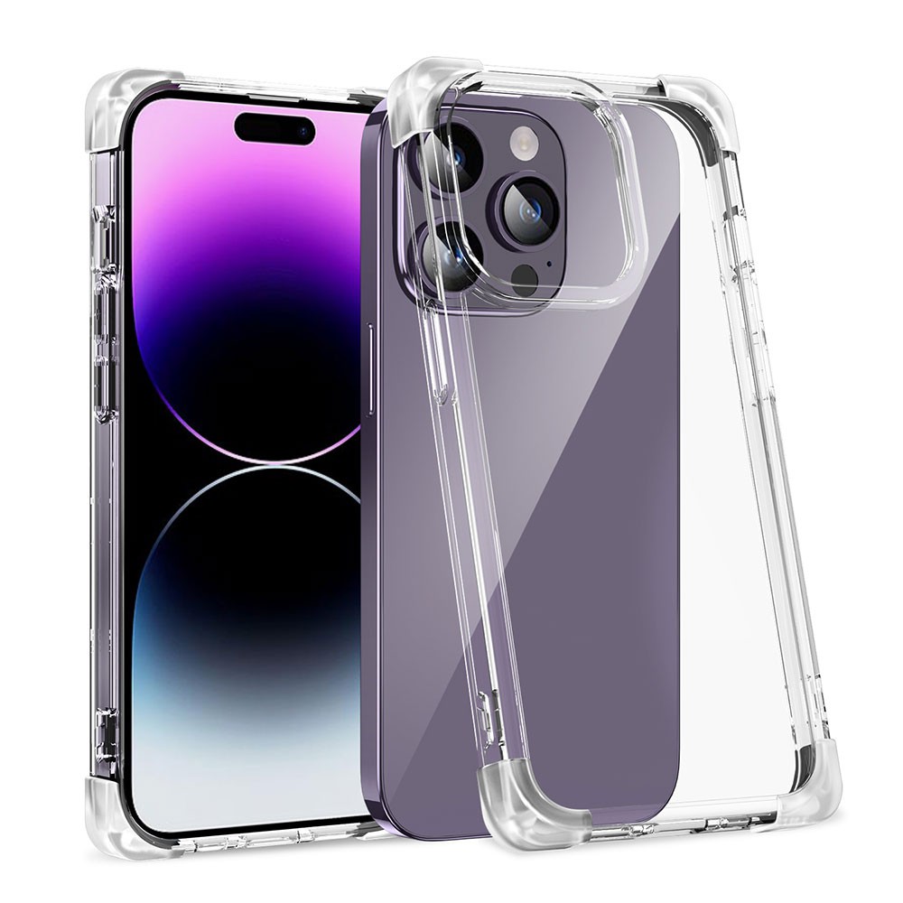 Anti-Shock Space Protective Clear Case for iPhone 15 Pro Max