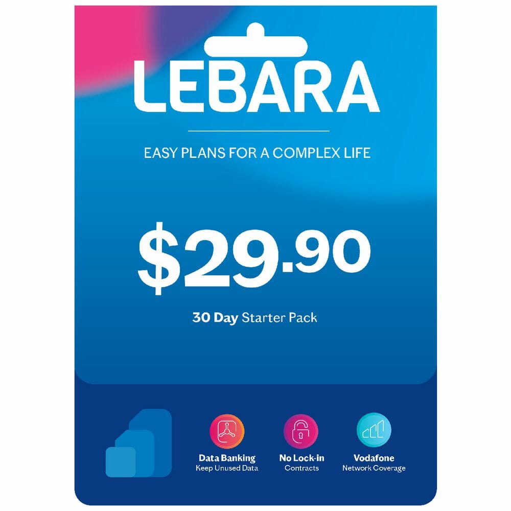 Discounted Half Price Lebara $29.90 Plan