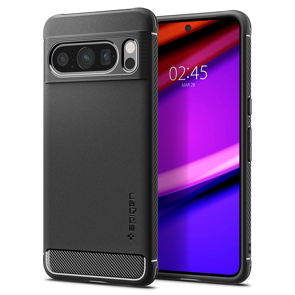 SPIGEN Rugged Armor Case for Google Pixel 8 [Colour:Black]