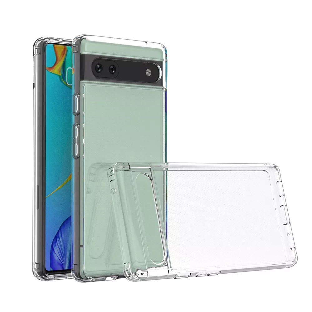 Google Pixel 8 Pro Case Shockproof Anti Yellow Hard Shockproof - Clear