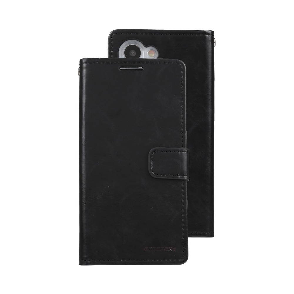 Mercury Blue Moon Diary Cover Case for Samsung Galaxy S23 FE - Black