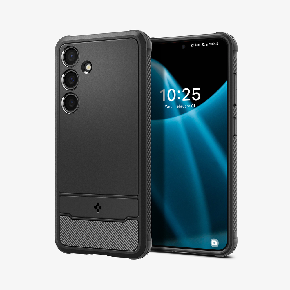 Spigen Rugged Armor Case for Samsung S24/S25 [Colour:Black]