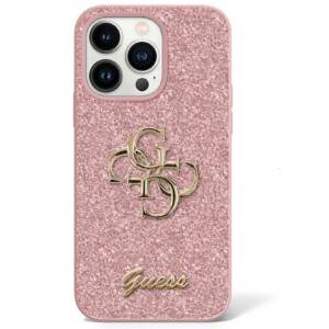 Guess Glitter Edition Case for iPhone 15 Pro - Pink