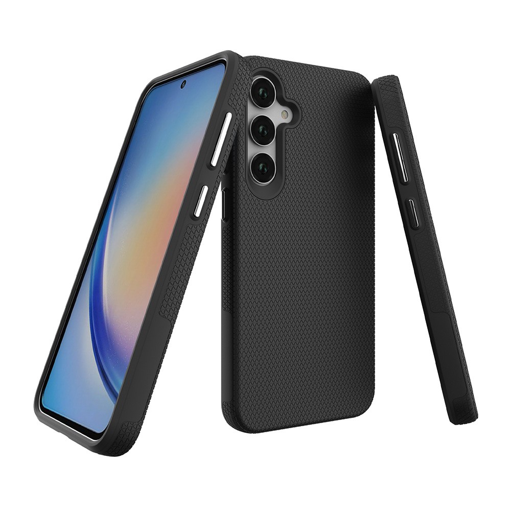 Rhinos Rugged Shockproof Case for Samsung Galaxy A55 - Black