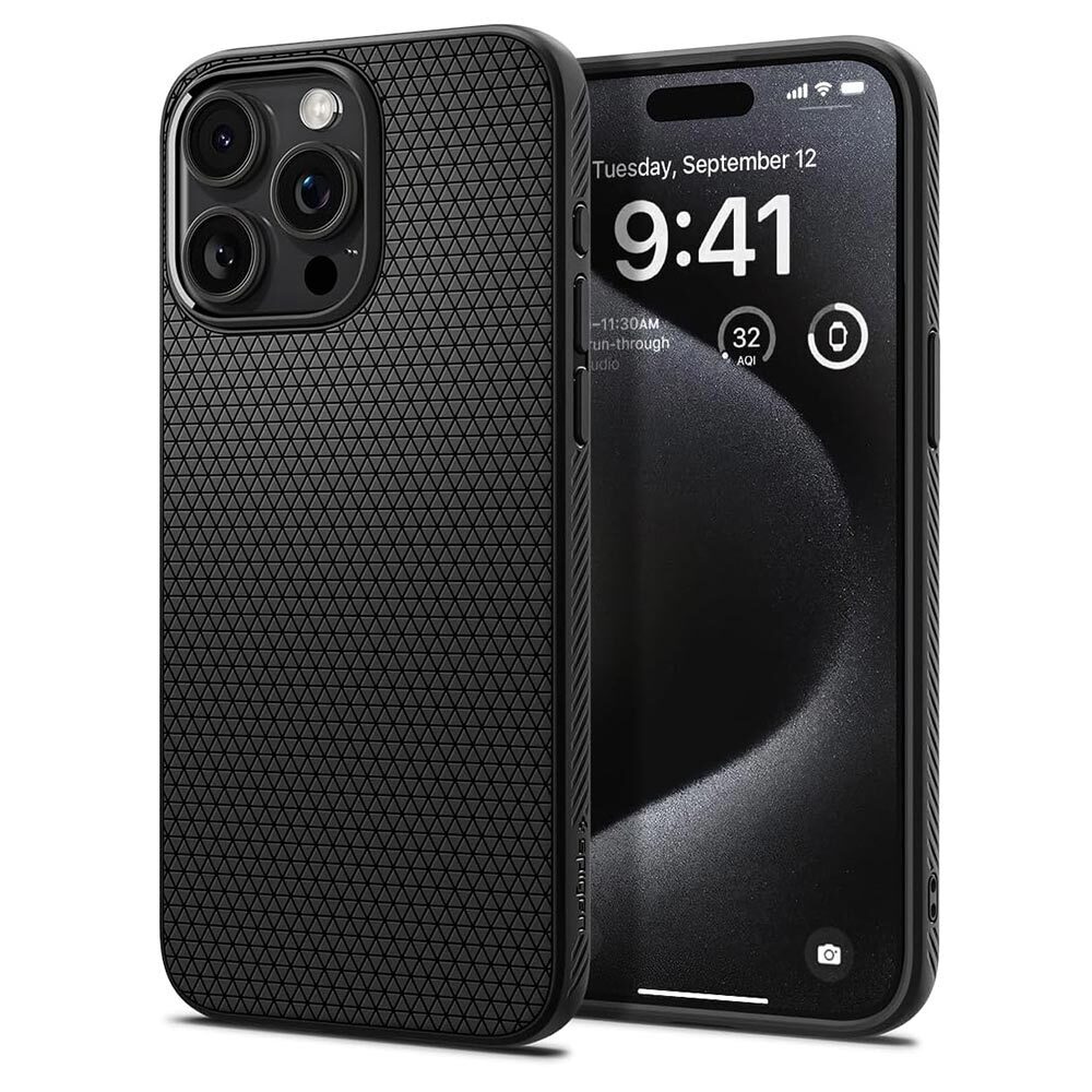 Spigen Case for iPhone 16 Liquid Air - Black