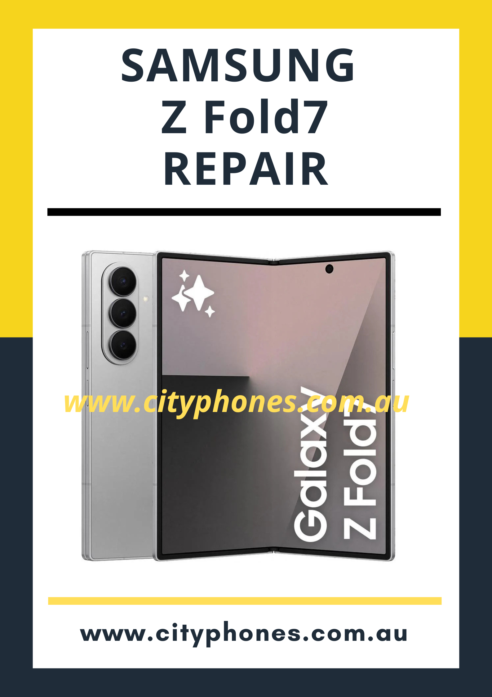 Samsung Z fold7 screen repair