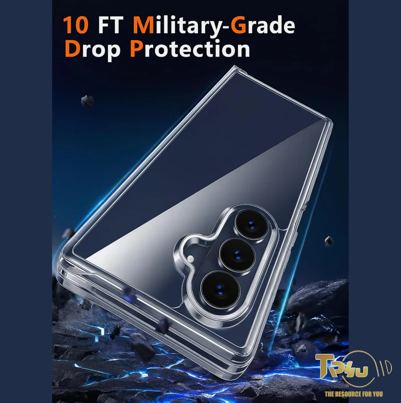 Drop protection clear case for Samsung Z Fold7