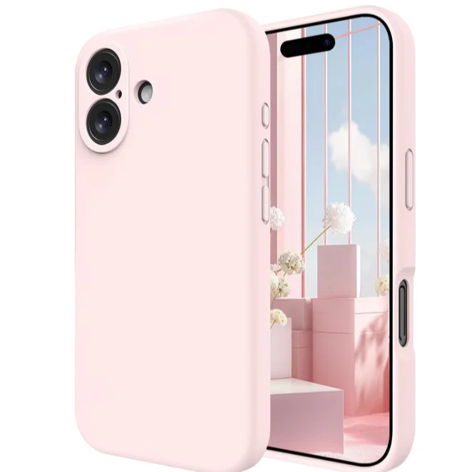 IPhone 17 pink silicone case