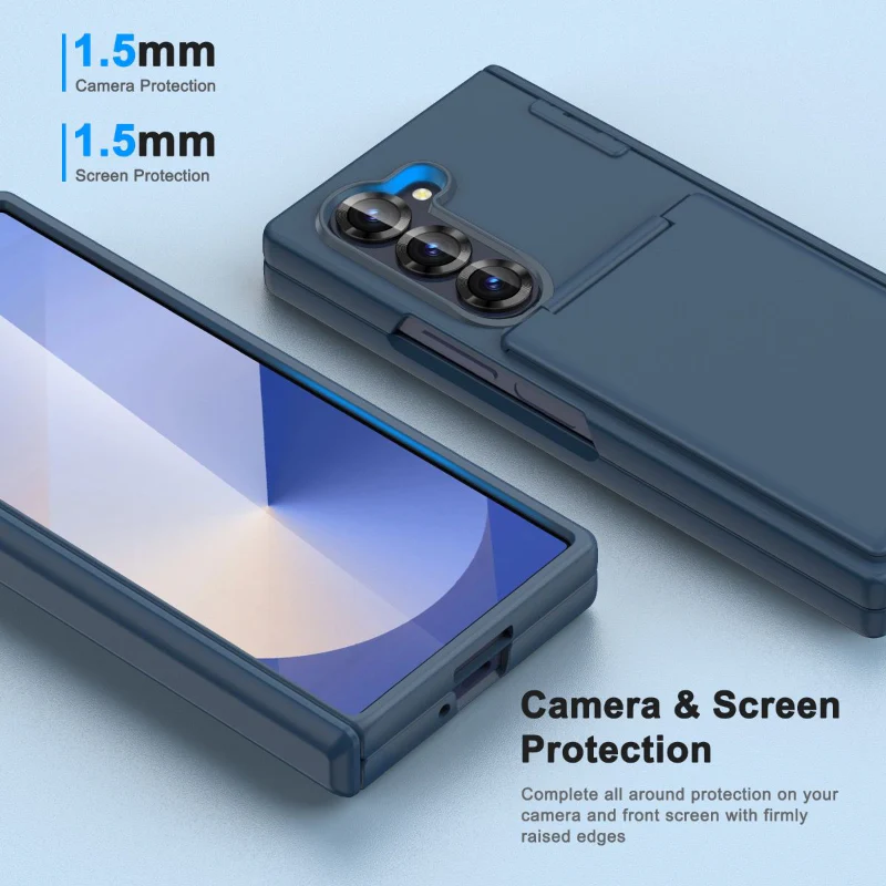 Samsung Galxy Z Fold7 Heavy suty case with card space and stand feature