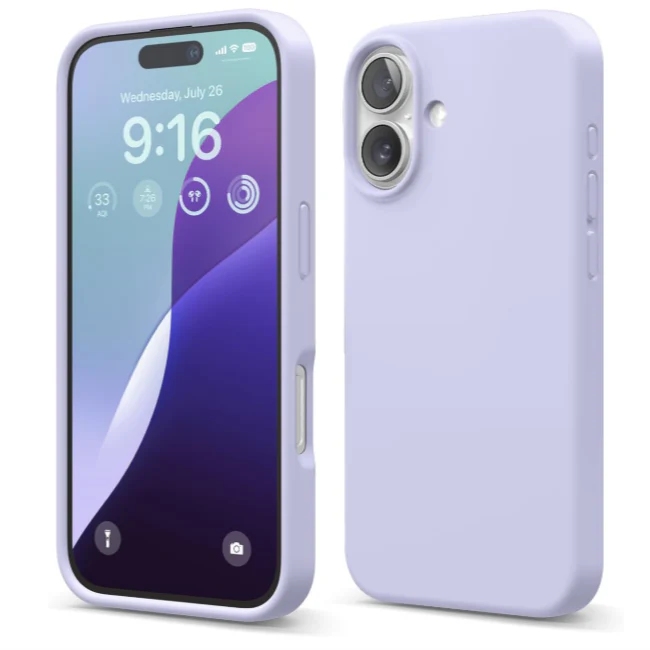 IPhone 17 purple silicone case