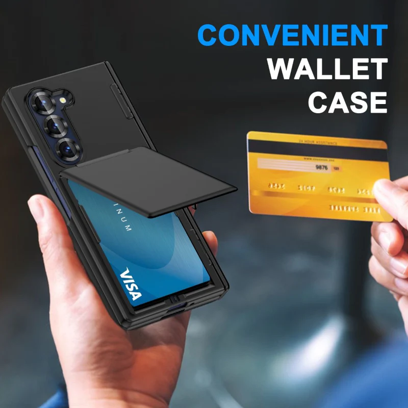 Z fold7 heavy duty case with card space