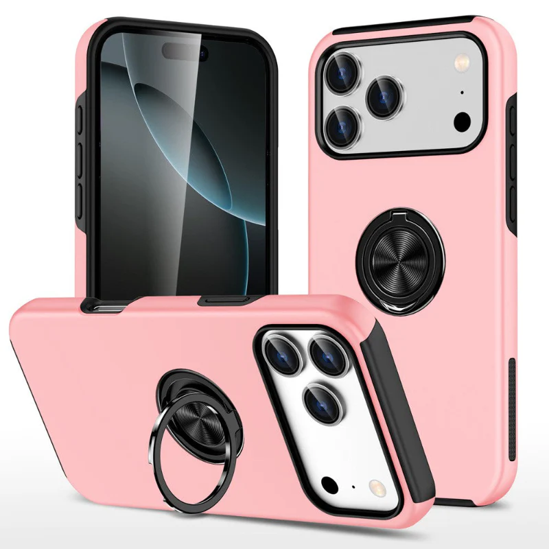 Iphone 17 Pro ring case in pink color