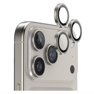 Iphone 17 camera lens protector in grey color