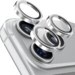 IPhone 17 pro max camera protector in silver color