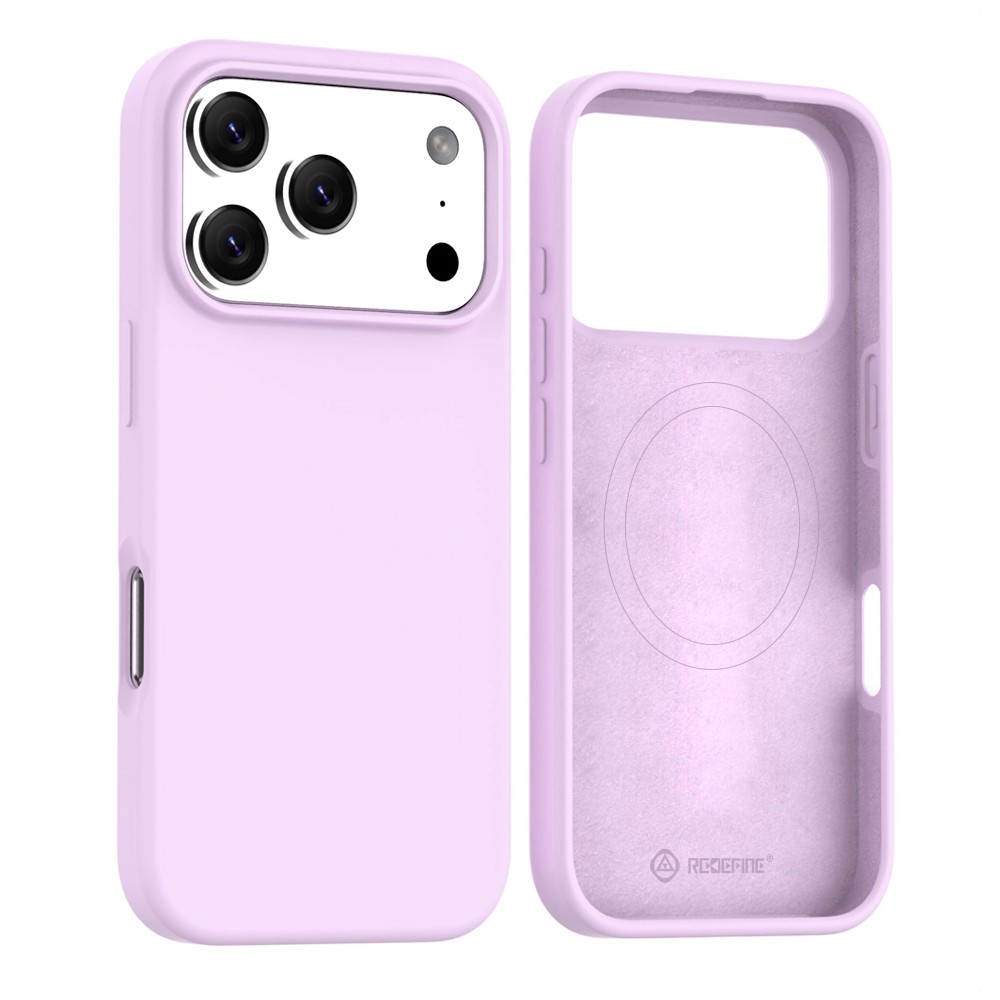 IPhone 17 Pro silicone case in purple