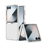 Samsung Z Flip 5 clear glitter case