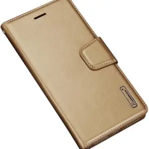 Samsung A55 flip case in gold color
