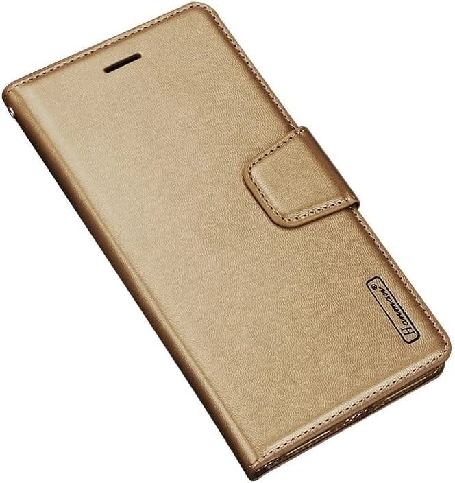 Samsung A55 flip case in gold color