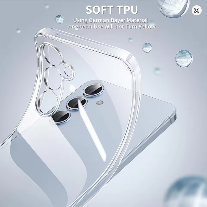 Samsung A35 hard clear case