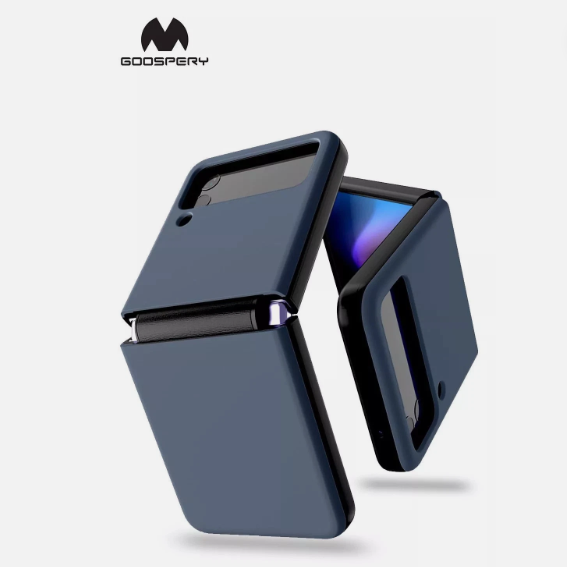 Samsung Z Flip 5 rugged case in navy color