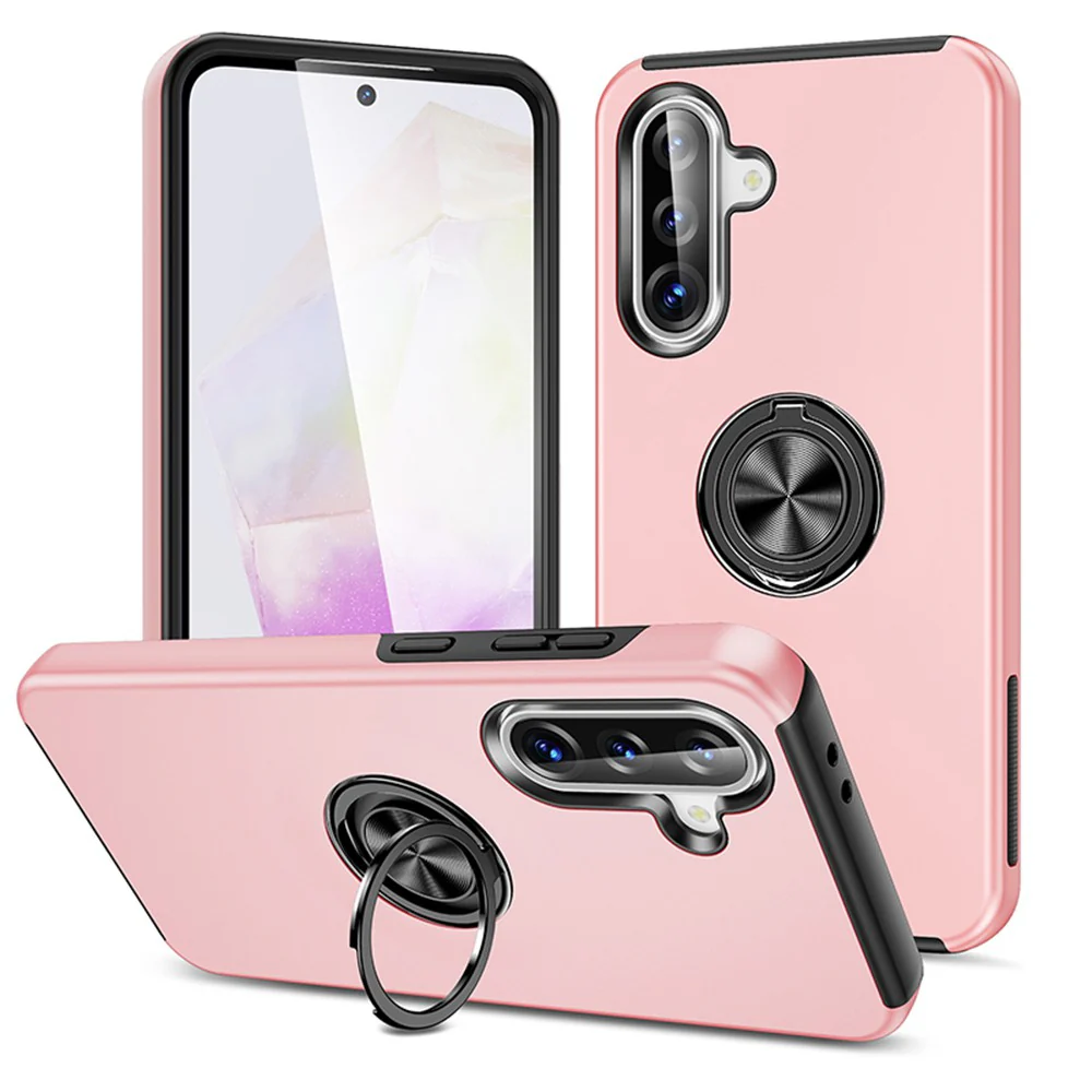 Samsung A56 magnetic case in pink color
