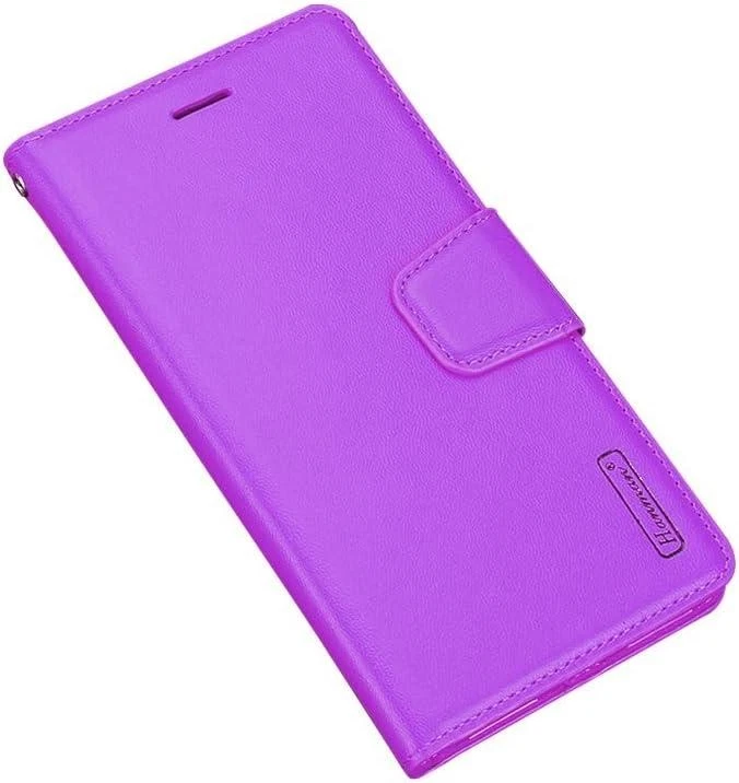Samsung A15 purple flip case