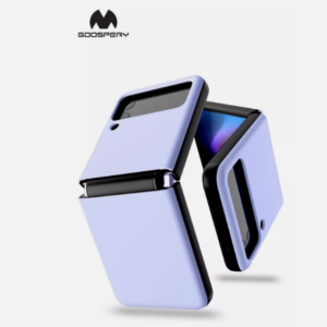 Samsung Z Flip 5 heavy duty case in purple color