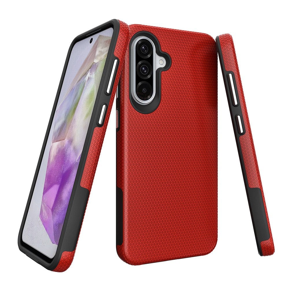 Samsung A56 heavy duty case in red color