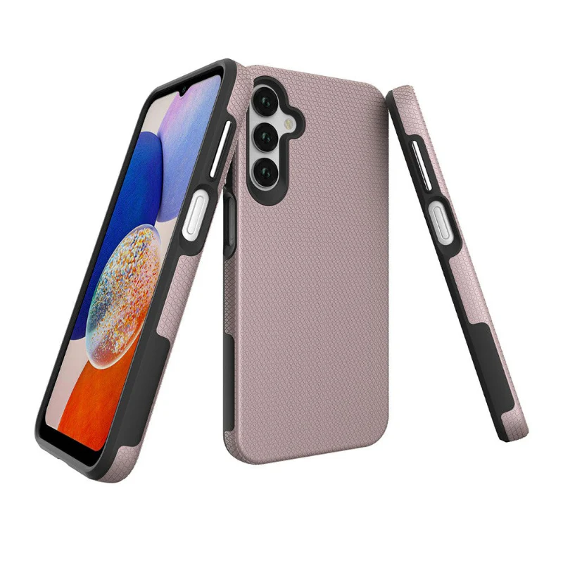 Samsung A36 rugged case rose gold