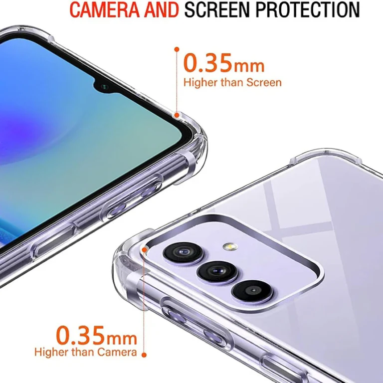 Hard clear case for Samsung Galaxy A05s
