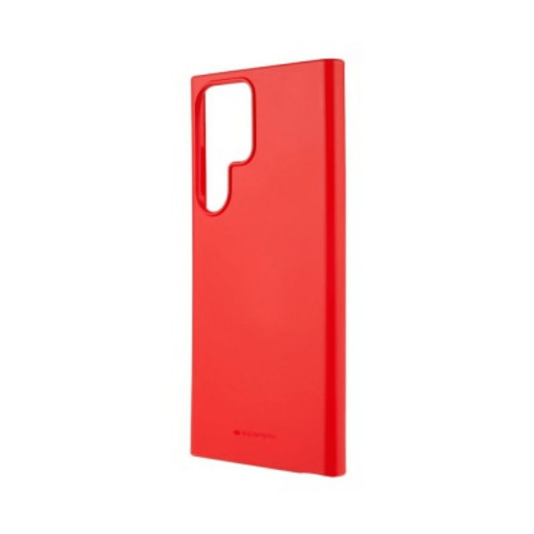 Samsung S22 Ultra red silicon case