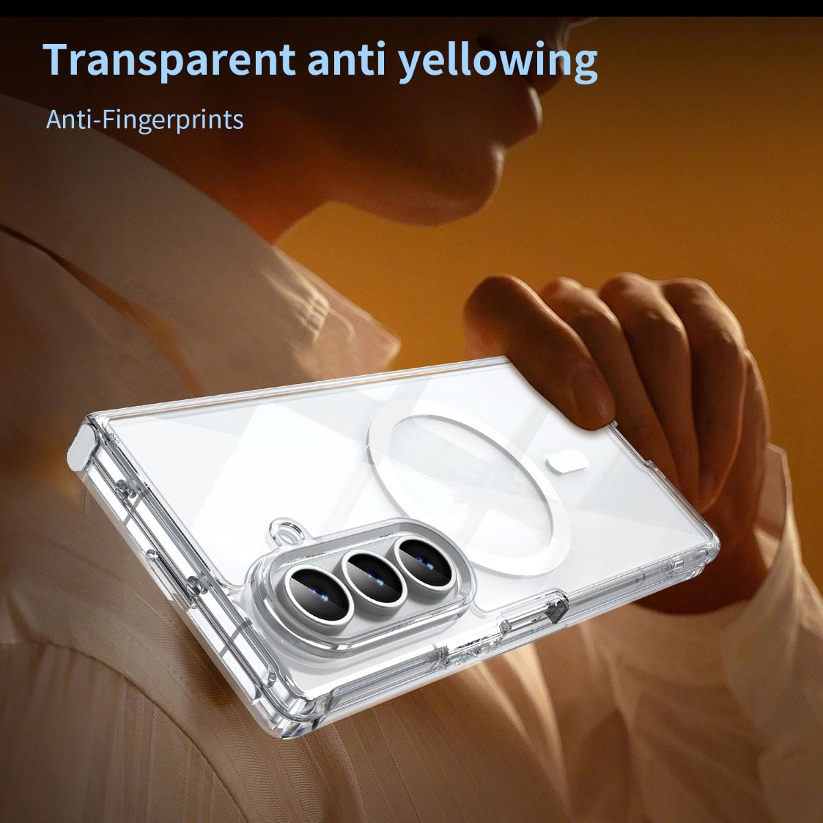 clear hard case for Samsung Fold 6