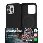 IPhone 15 Plus black silicone case
