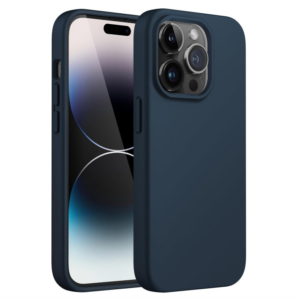 IPhone 14 pro navy silicone case