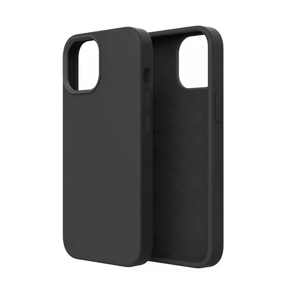 IPhone 14 Plus black silicone case
