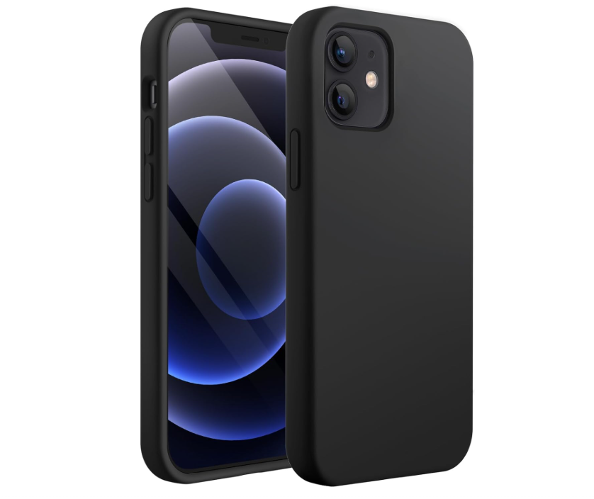 IPhone 12 MIni black silicone case
