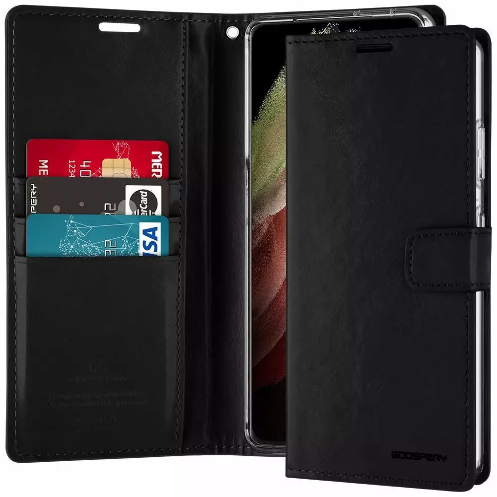Samsung S22 black flip case