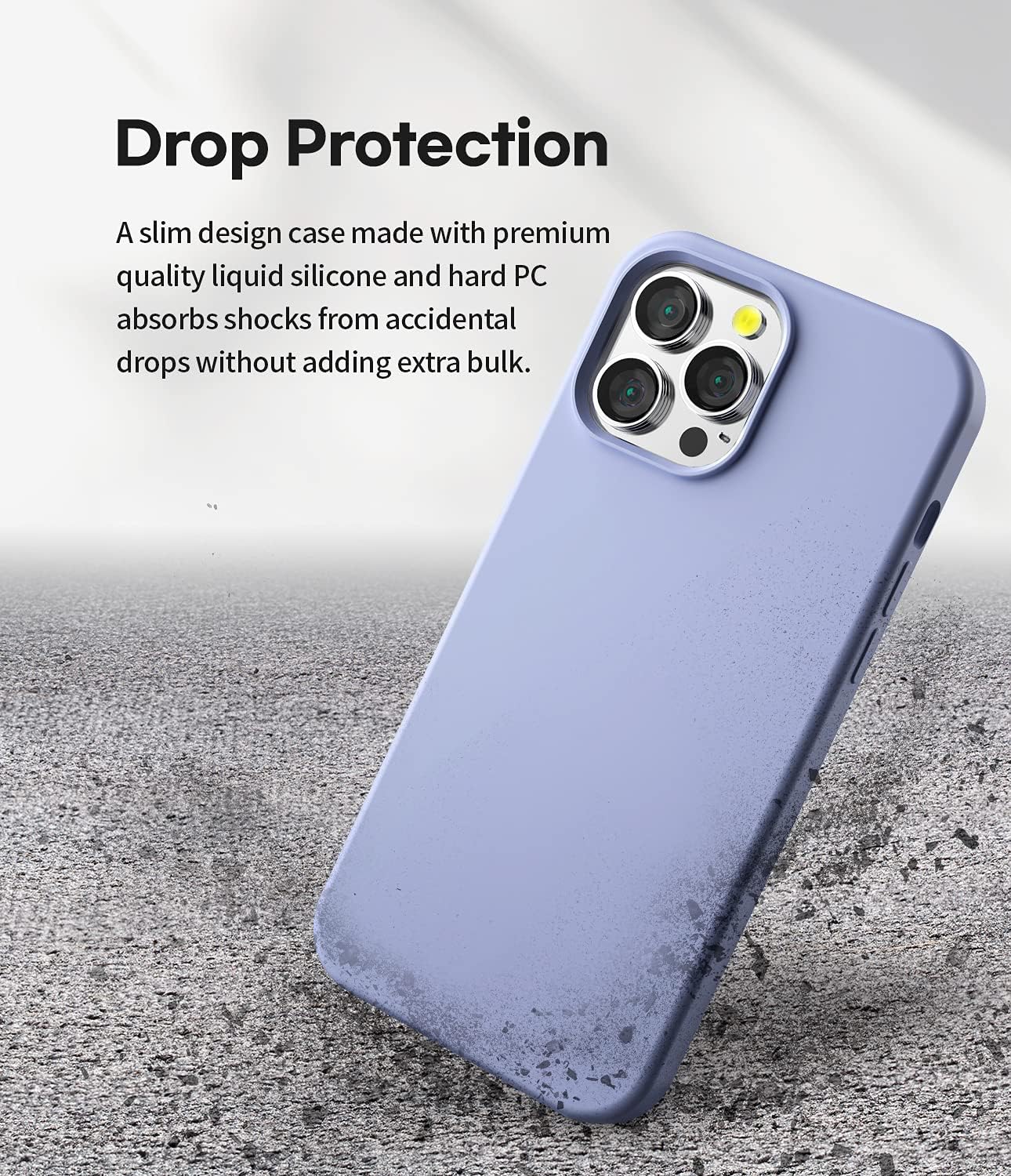 IPhone 13 pro blue silicone case